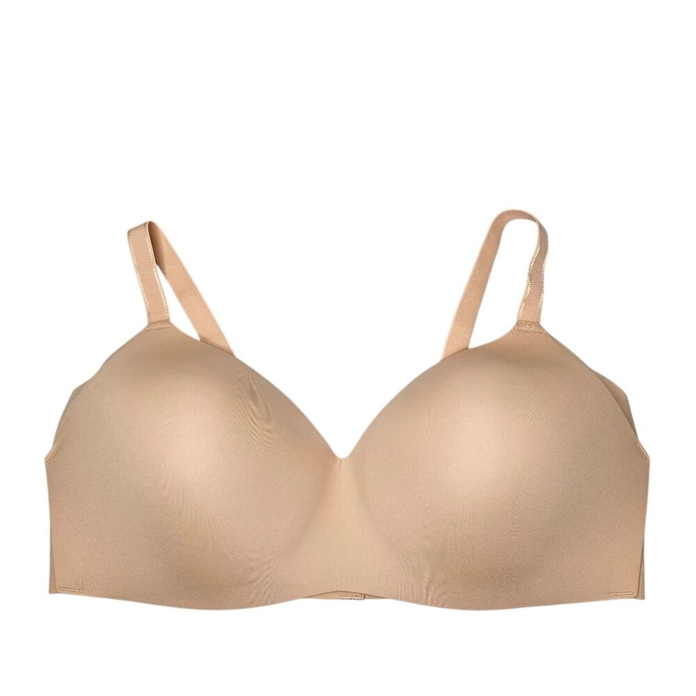 Knix 42DD Nude WingWoman Contour Bra Wire Free Lightly Lined Molded Cups - Picture 2 of 7